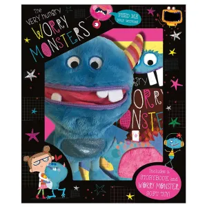 The Very Hungry Worry Monsters Plush Toy and Book Boxset