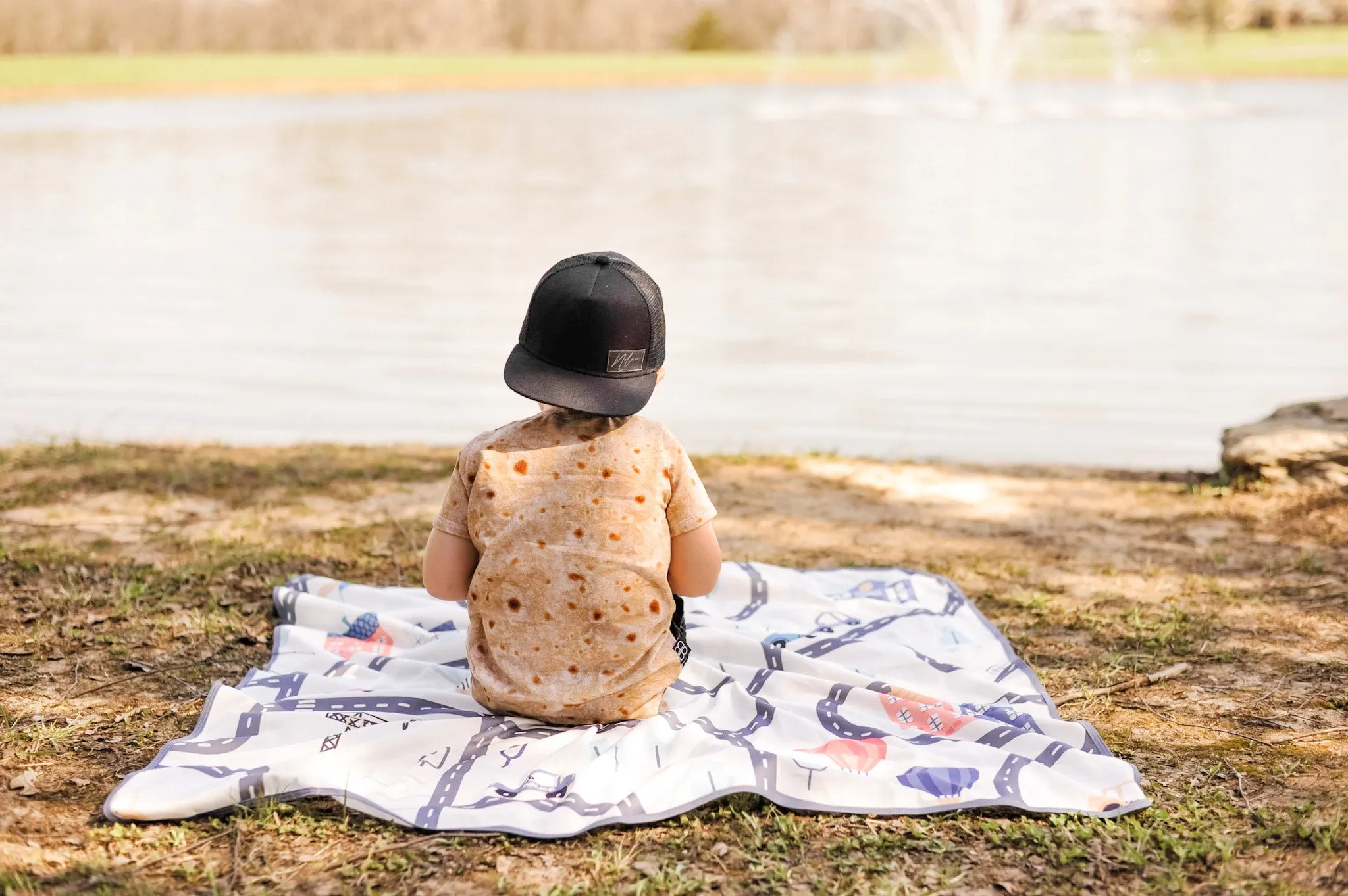 Tiny Town Splash Mat - A Waterproof Catch-All for Highchair Spills and More!