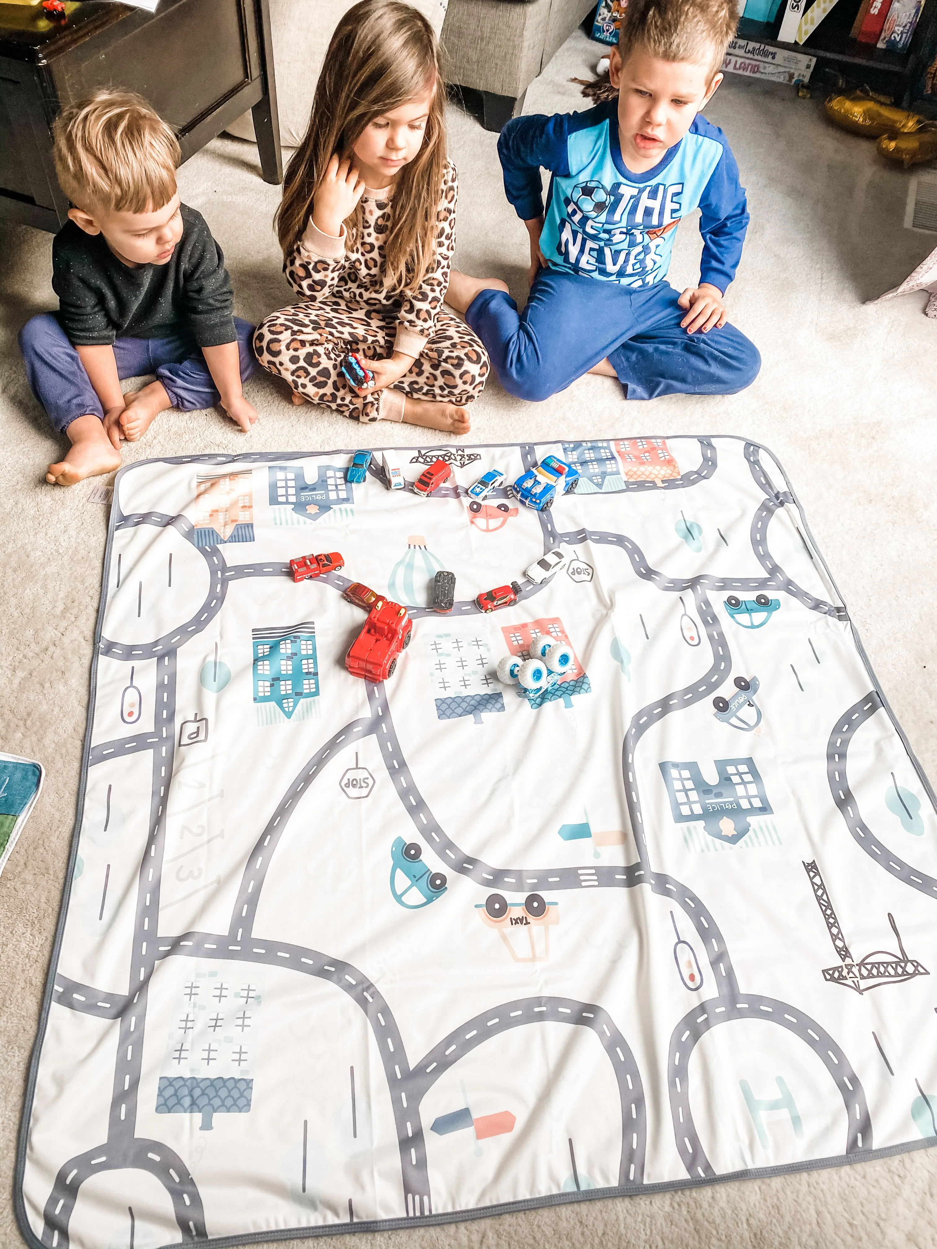 Tiny Town Splash Mat - A Waterproof Catch-All for Highchair Spills and More!