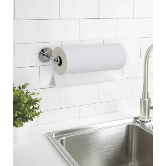 TUG WALL MOUNTED  PAPER TOWEL HOLDER  CHROME / GREY