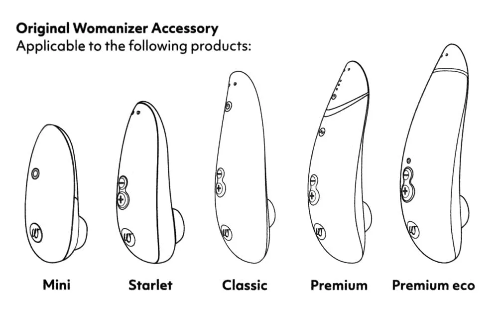 Womanizer Heads Size Large x 3