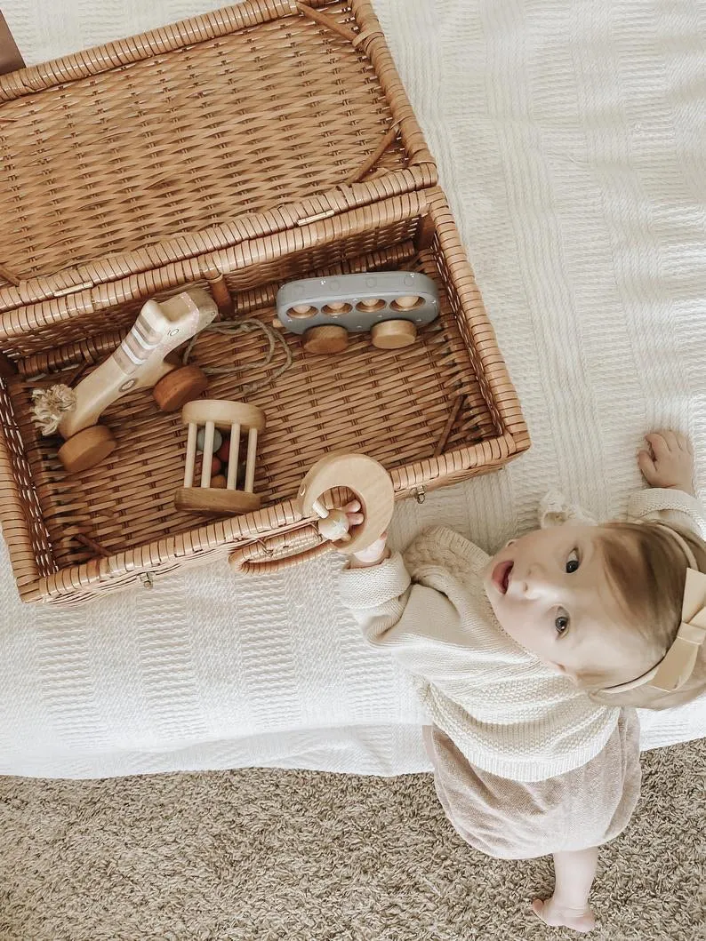 Wooden Teething Toy Moon