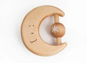 Wooden Teething Toy Moon